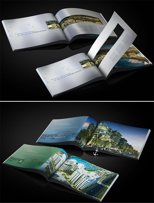 waterfront-property brochure