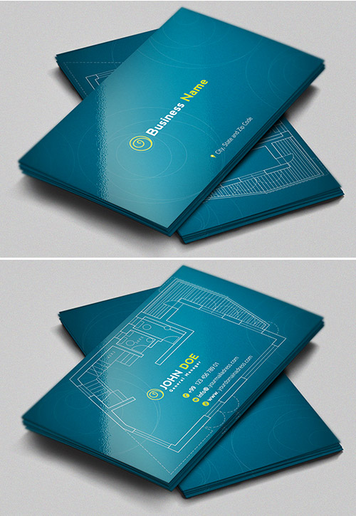 architecture business card