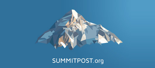 mountain low poly logo