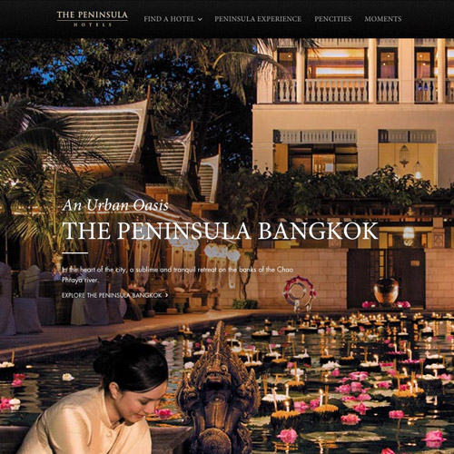 peninsula website design