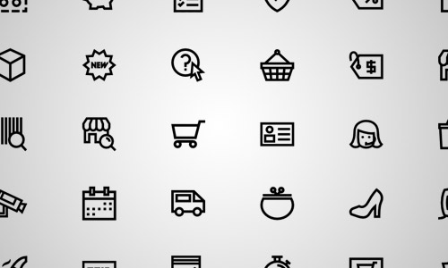 ecommerce line icons