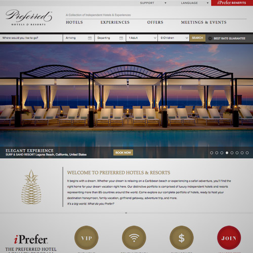 hotels resort website