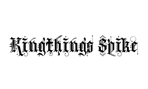 spike blackletter fonts