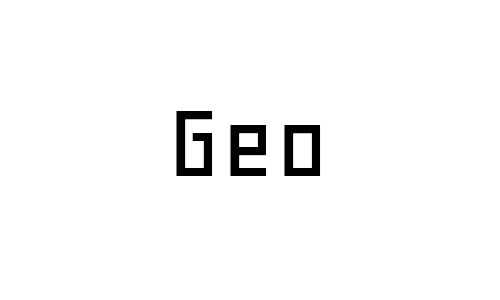 geo square fonts