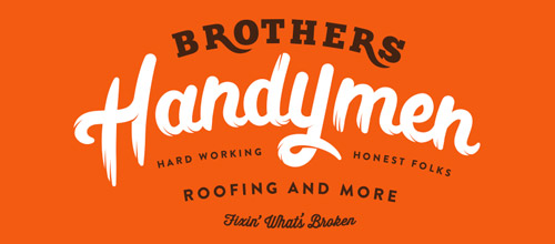 handymen vintage logo