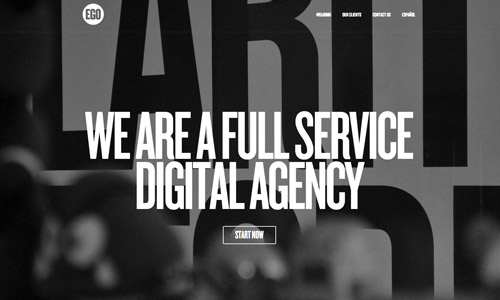 ego gray web design