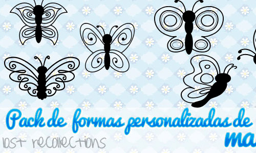shapes butterfly photoshop