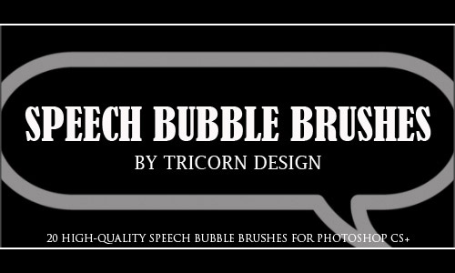 speech bubble brushes