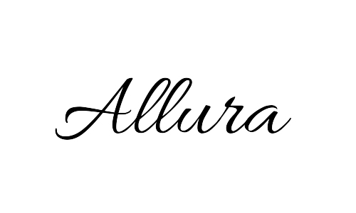 allura script fonts