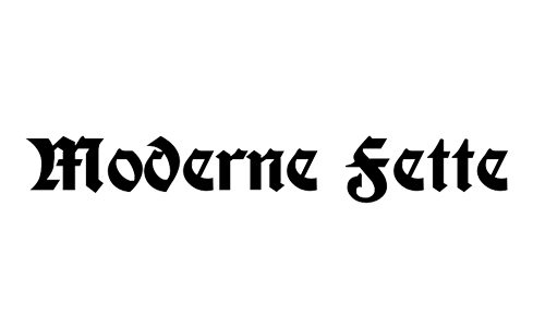 modern blackletter font