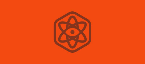 atom hexagon logo