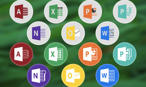 Microsoft office icons free