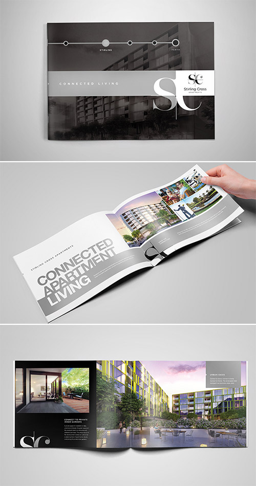 real estate brochure design