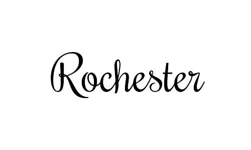 Rochester script fonts