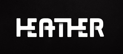 heather sans overlap logo