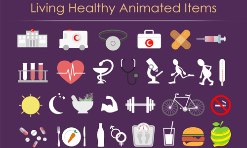 health infographics elements