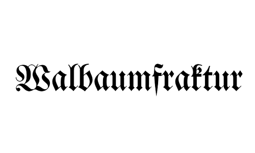 DS blackletter fonts