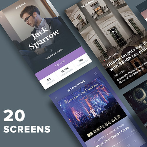 mobile ui kit free