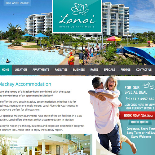 lanai resort web design