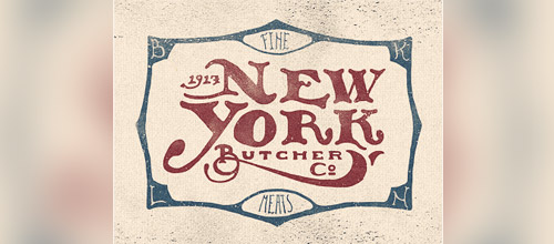 butcher vintage logo