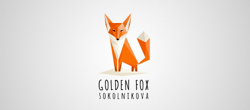 fox lowpoly logo