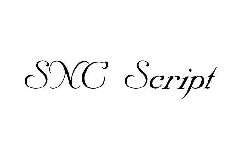 SNC free script fonts