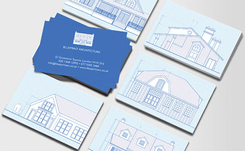 home architect business card