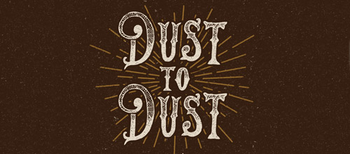 dust vintage logo design