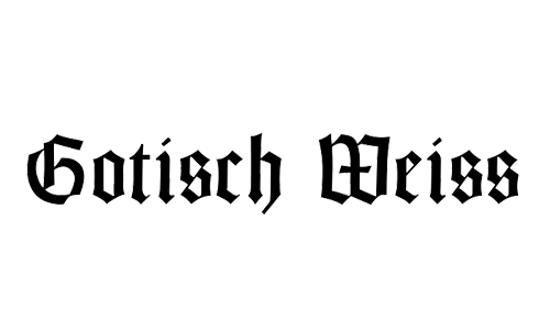 blackletter goth font