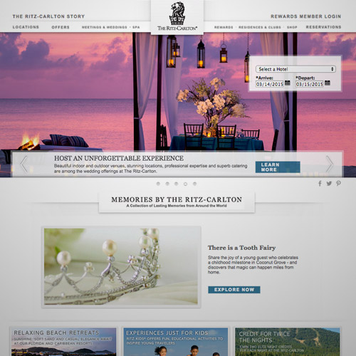 ritz resort website