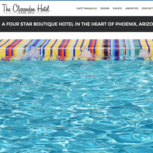 clarendon hotel website