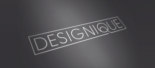 designique thin line logo