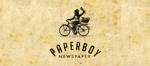 paperboy logo vintage