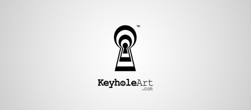 keyhole art logo