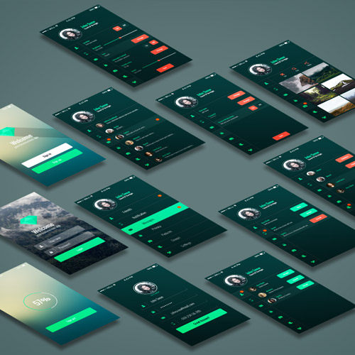 mobile app ui kit