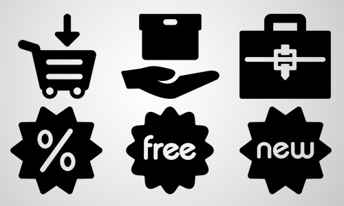 shops business icons