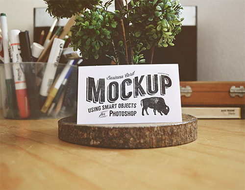 free psd vintage mockup