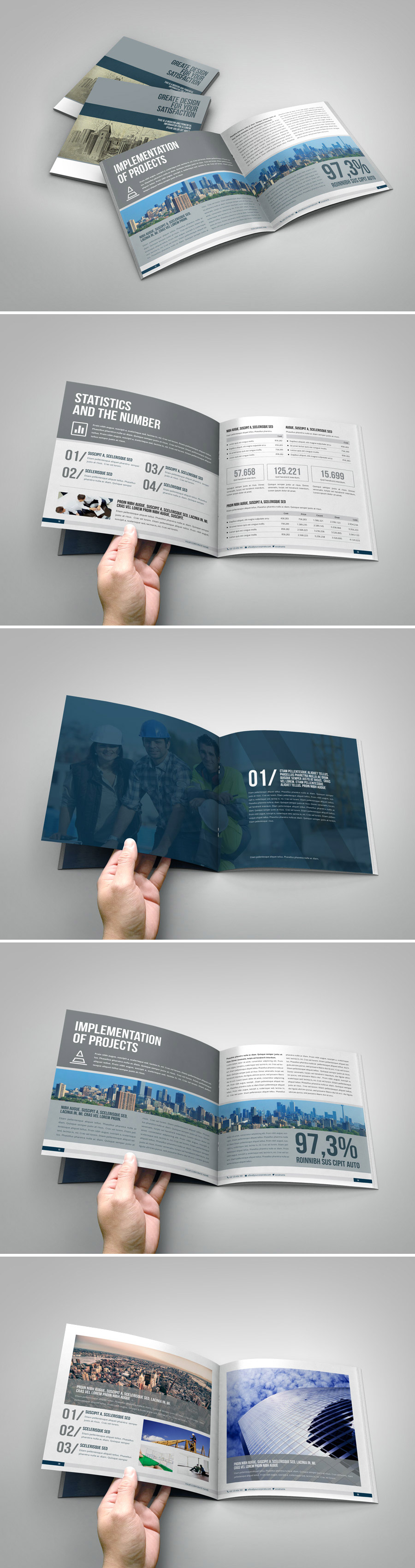 business annual report brochure