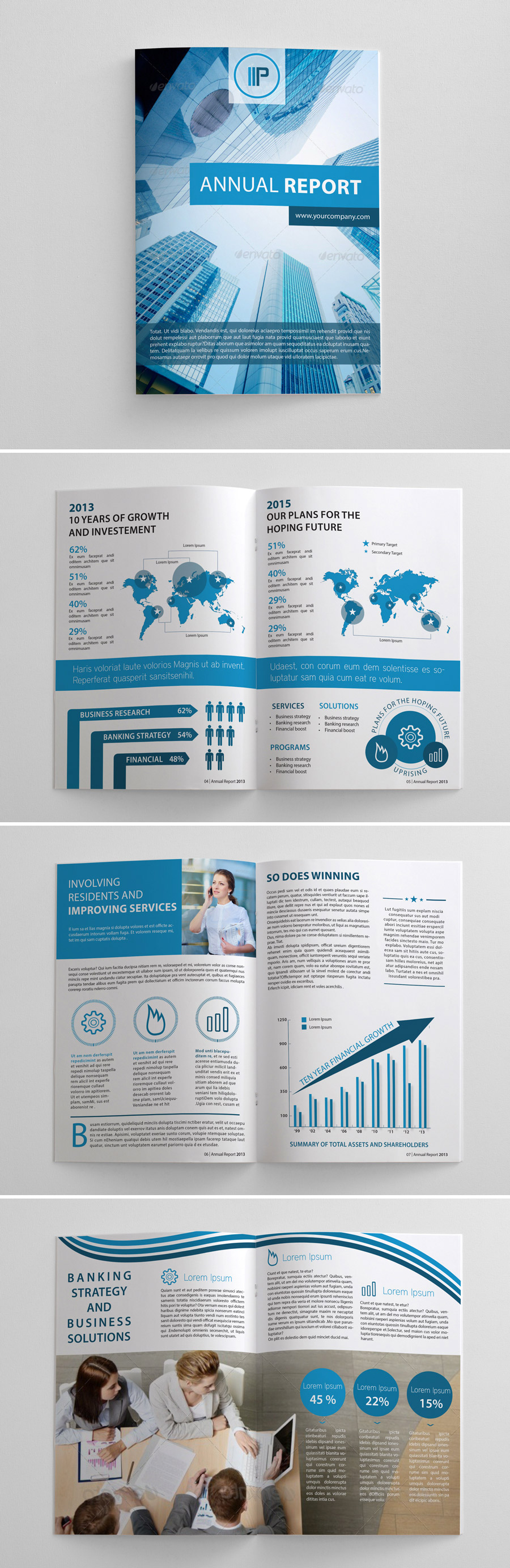 annual report brochure design