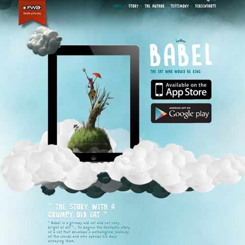 babel storytelling website