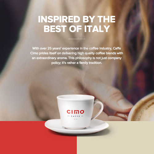 cimo coffee websites