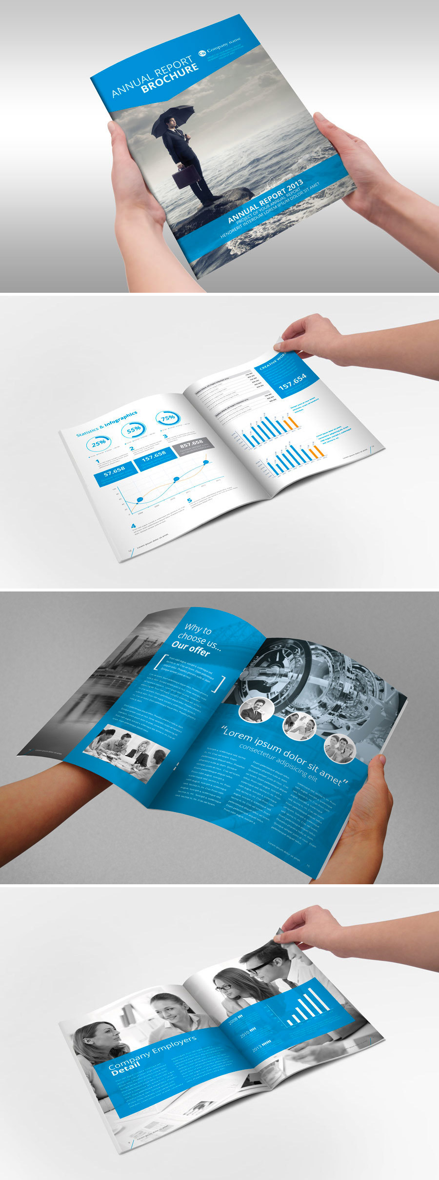 annual report brochure template