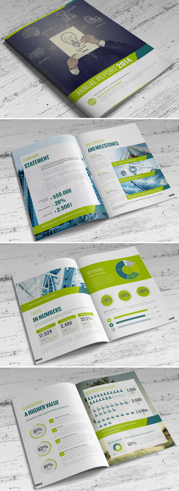 annual report brochure design