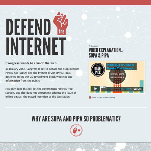 defend internet website