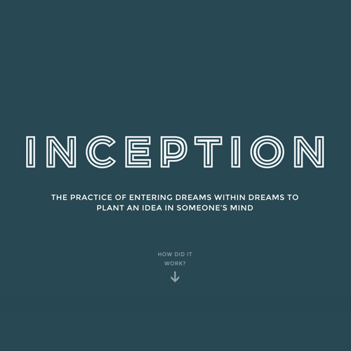 inception storytelling website