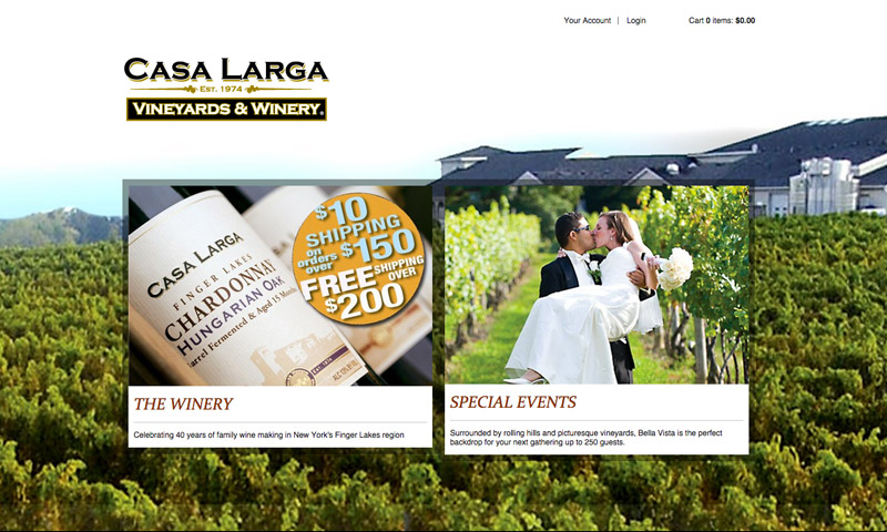 winery website