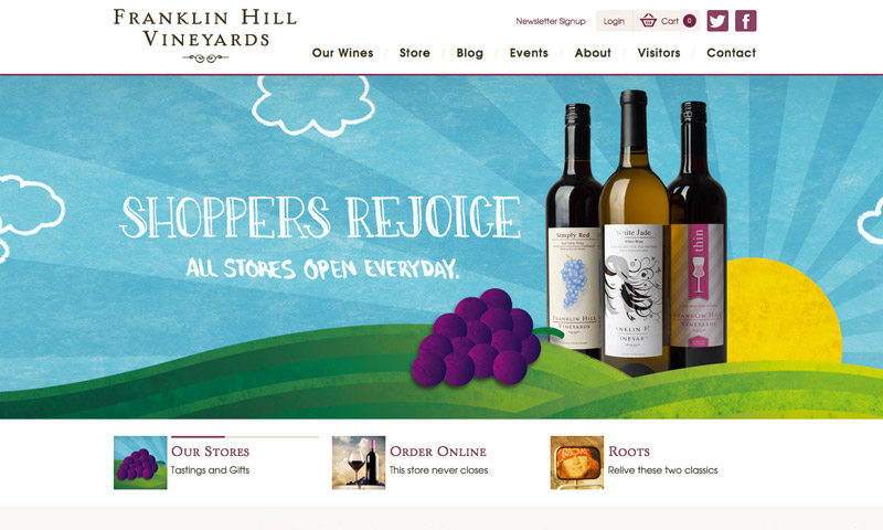 vineyard websites