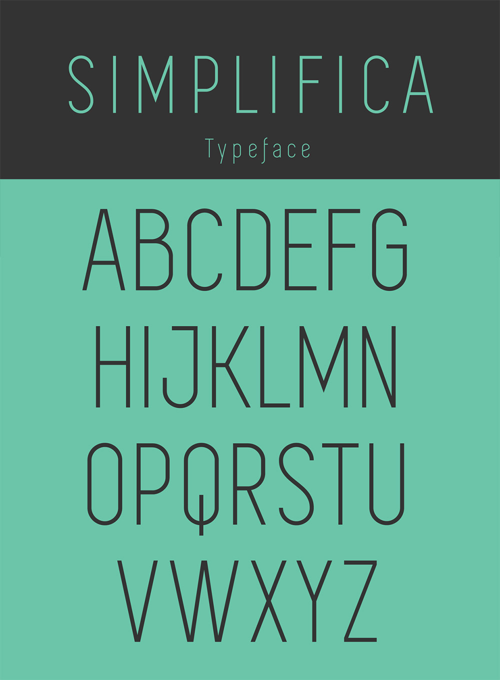 SIMPLIFICA Typeface