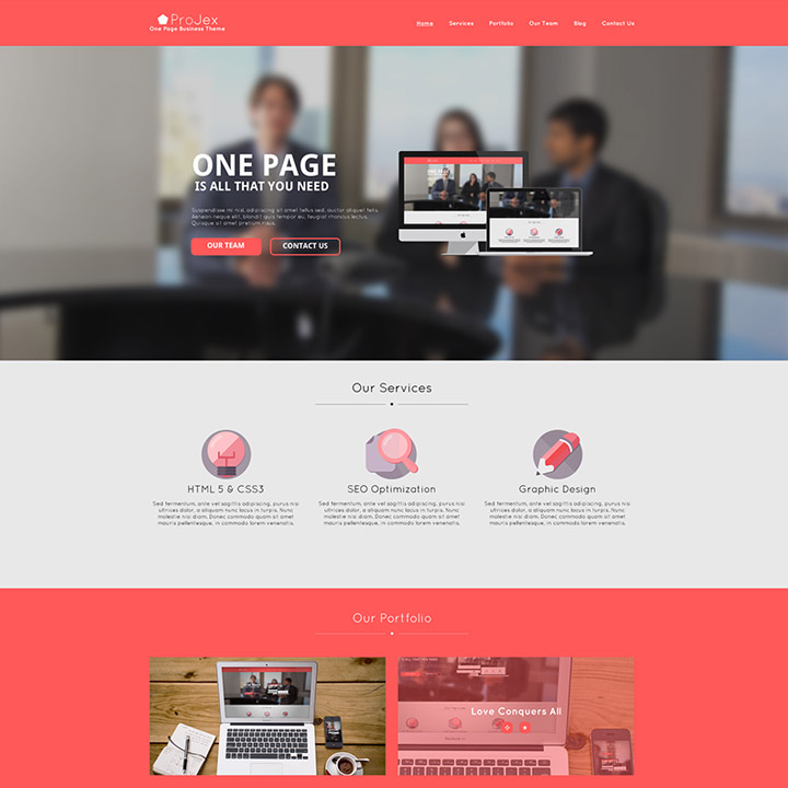 web template psd