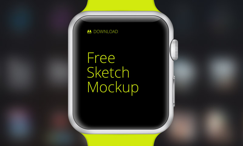 apple watches free mock-up